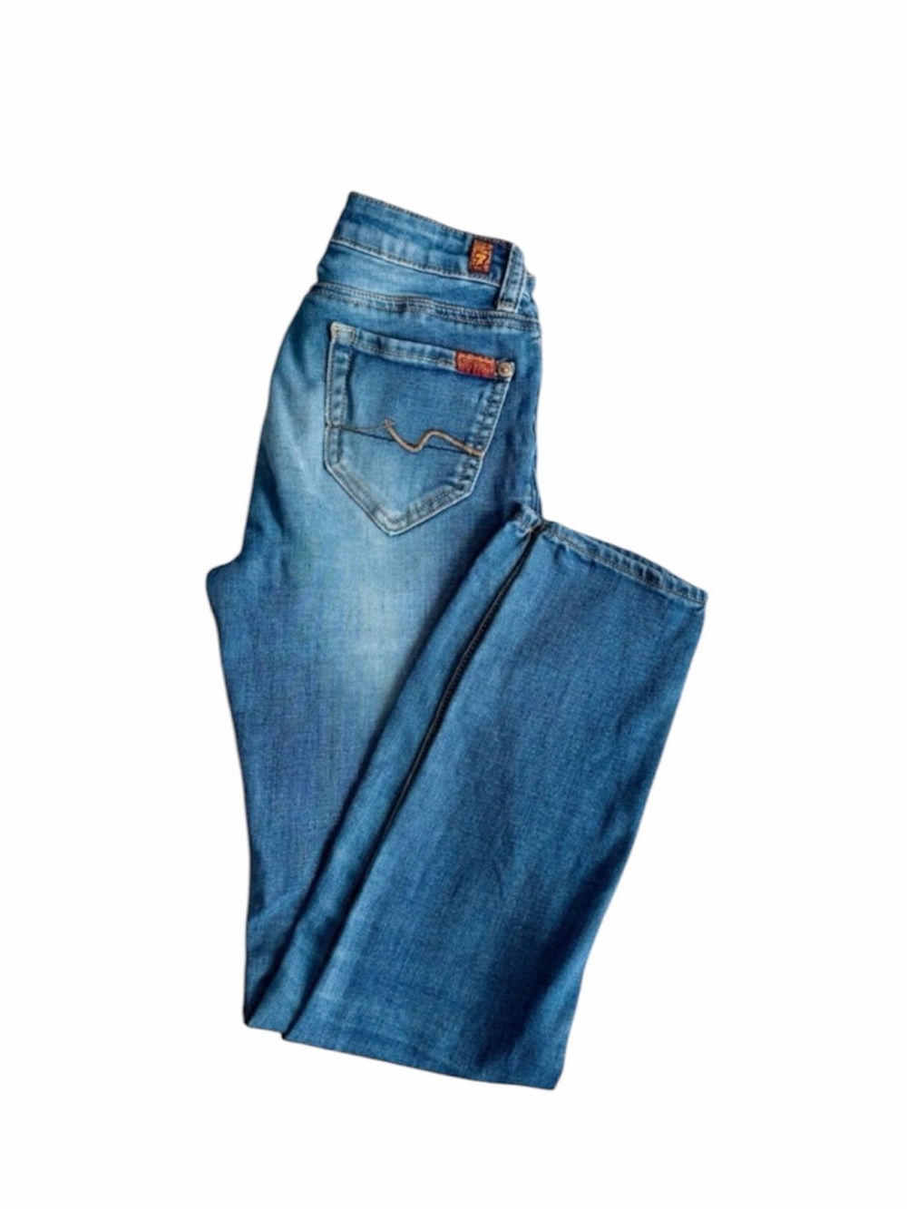 7 For All Mankind Kids Classic Blue Denim Jeans 10
